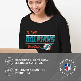 Miami Dolphins  Sweatshirt for Women - Black
