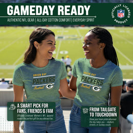 Green Bay Packers NFL Gameday Women's Relaxed Fit T-shirt - Team Color