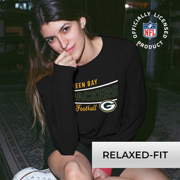 Green Bay Packers  Sweatshirt for Women - Black