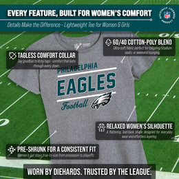 Philadelphia Eagles NFL Gameday Women's Relaxed Fit T-shirt - Gray