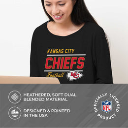 Kansas City Chiefs  Sweatshirt for Women - Black