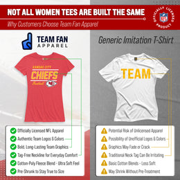 Kansas City Chiefs NFL Gameday Women's Relaxed Fit T-shirt - Red