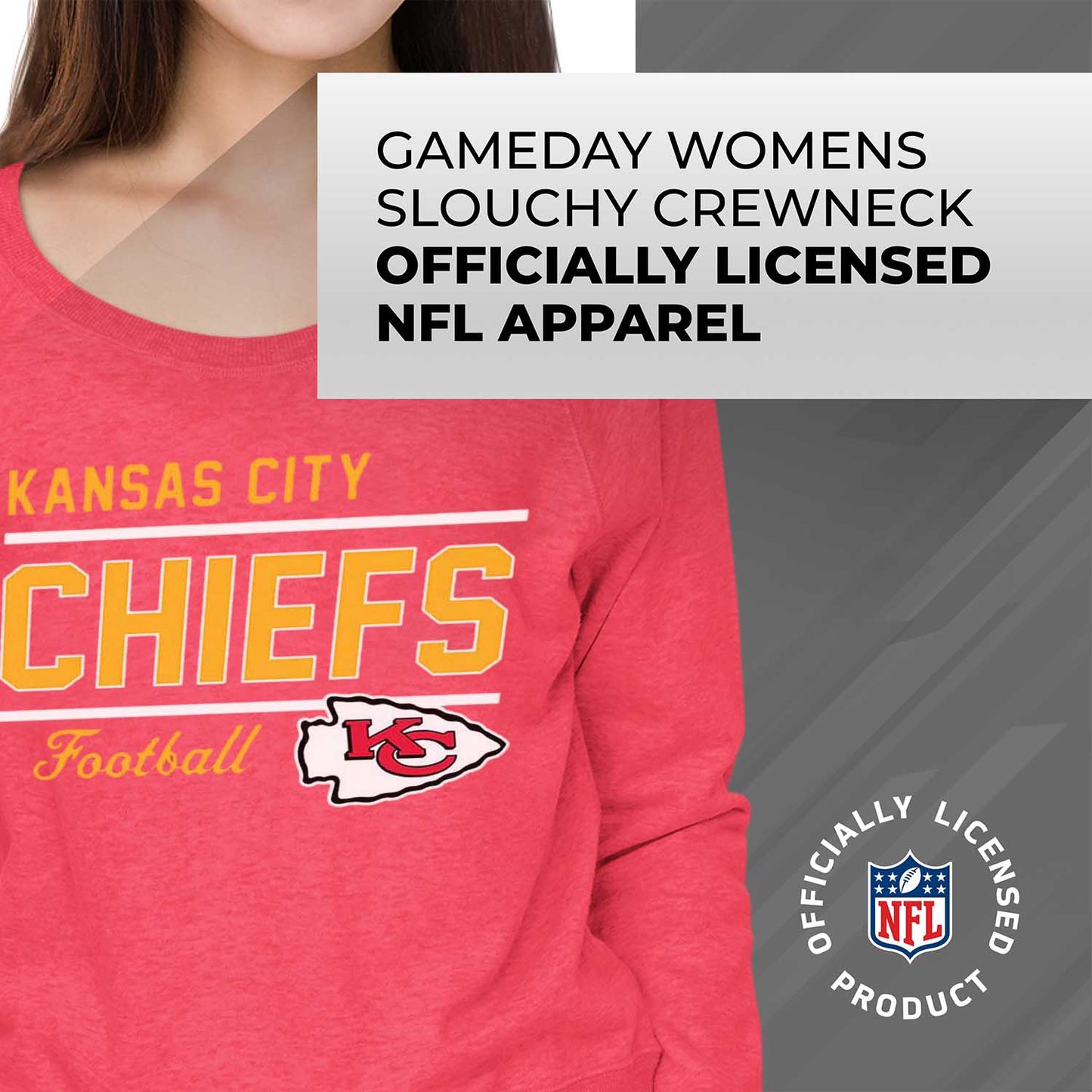 Kansas City Chiefs  Sweatshirt for Women - Red