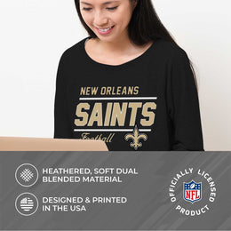 New Orleans Saints  Sweatshirt for Women - Black