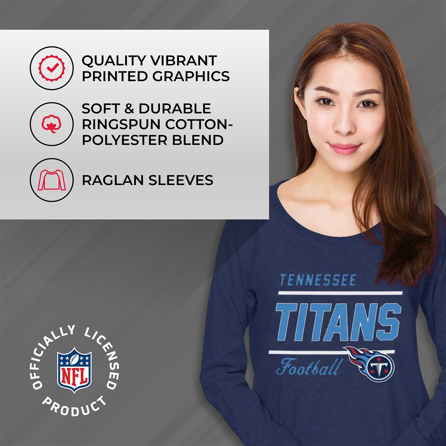 Tennessee Titans  Sweatshirt for Women - Navy