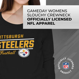 Pittsburgh Steelers  Sweatshirt for Women - Black