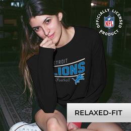 Detroit Lions  Sweatshirt for Women - Black