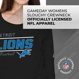 Detroit Lions  Sweatshirt for Women - Black