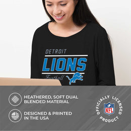 Detroit Lions  Sweatshirt for Women - Black