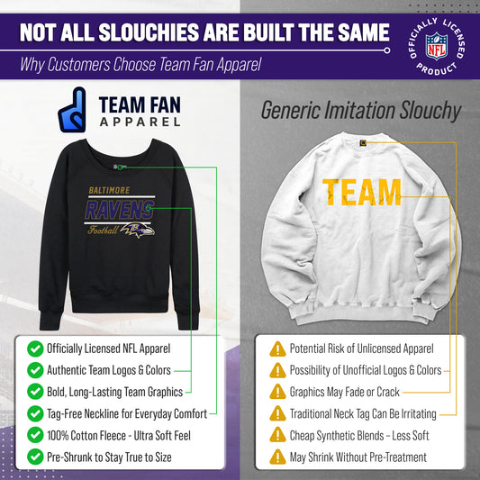 Minnesota Vikings Women's Gameday Crewneck Sweatshirt Long Sleeve - Black