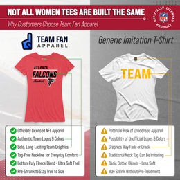Atlanta Falcons NFL Gameday Women's Relaxed Fit T-shirt - Red