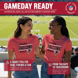 Atlanta Falcons NFL Gameday Women's Relaxed Fit T-shirt - Red