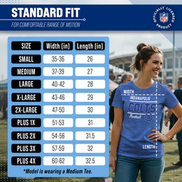 Indianapolis Colts NFL Gameday Women's Relaxed Fit T-shirt - Royal