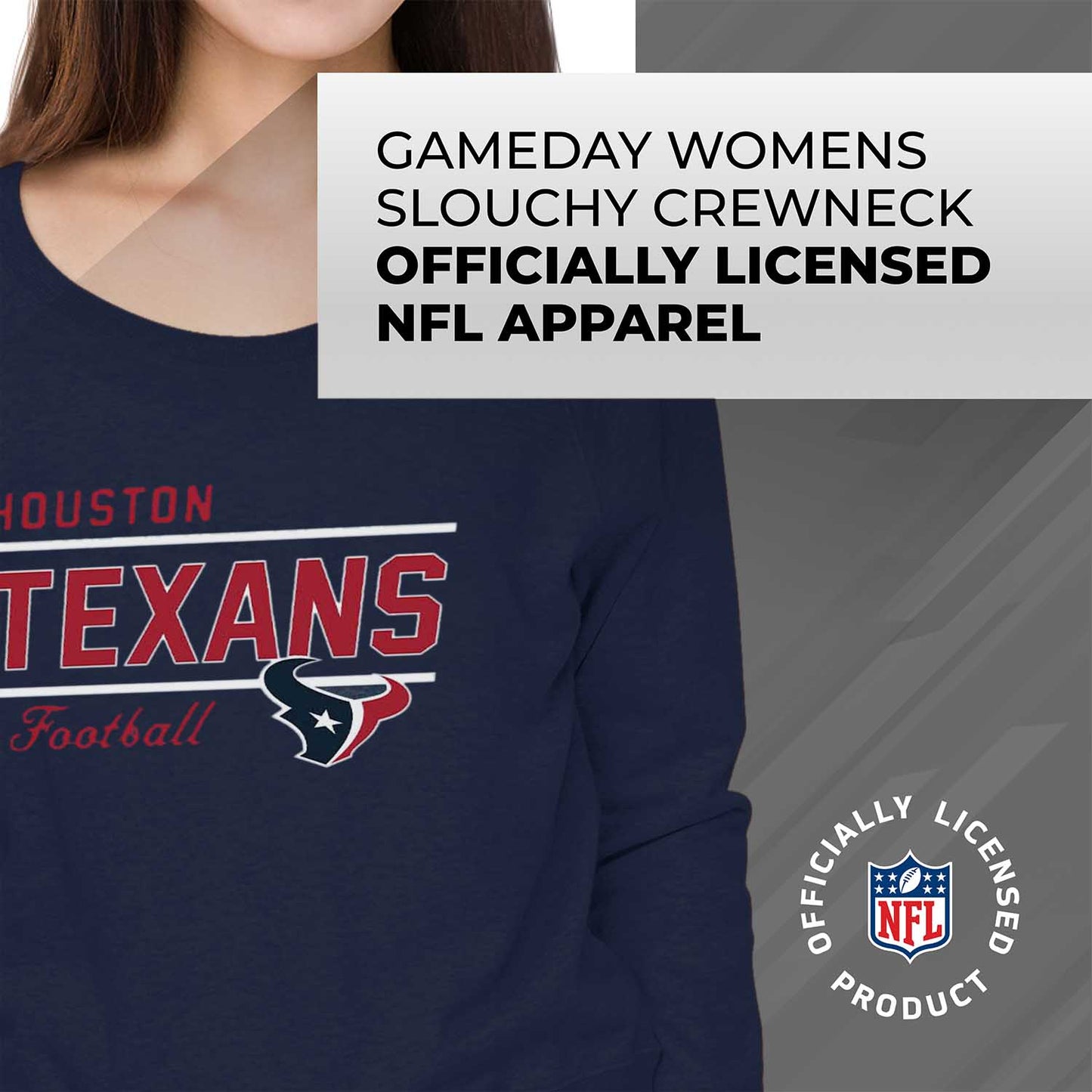Houston Texans  Sweatshirt for Women - Navy