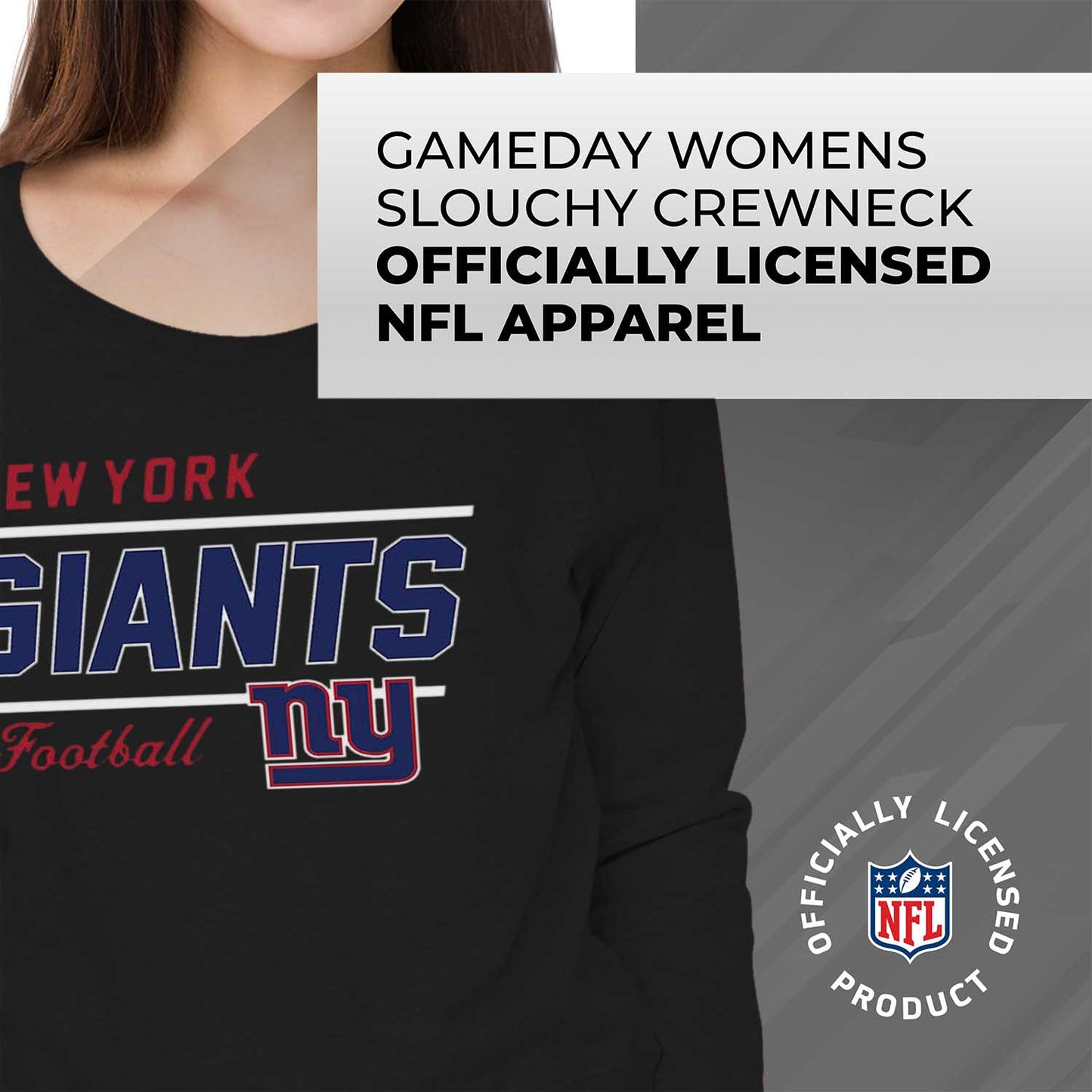 New York Giants  Sweatshirt for Women - Black