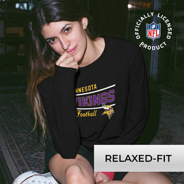Minnesota Vikings  Sweatshirt for Women - Black