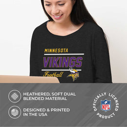 Minnesota Vikings  Sweatshirt for Women - Charcoal