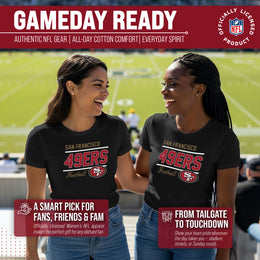 San Francisco 49ers NFL Gameday Women's Relaxed Fit T-shirt - Black