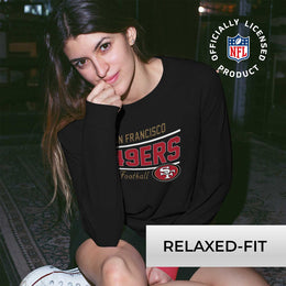 San Francisco 49ers  Sweatshirt for Women - Black