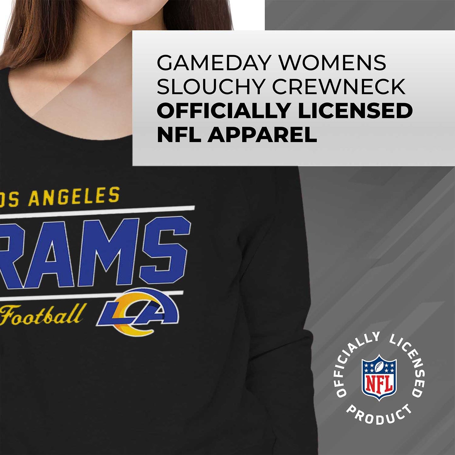 Los Angeles Rams  Sweatshirt for Women - Black