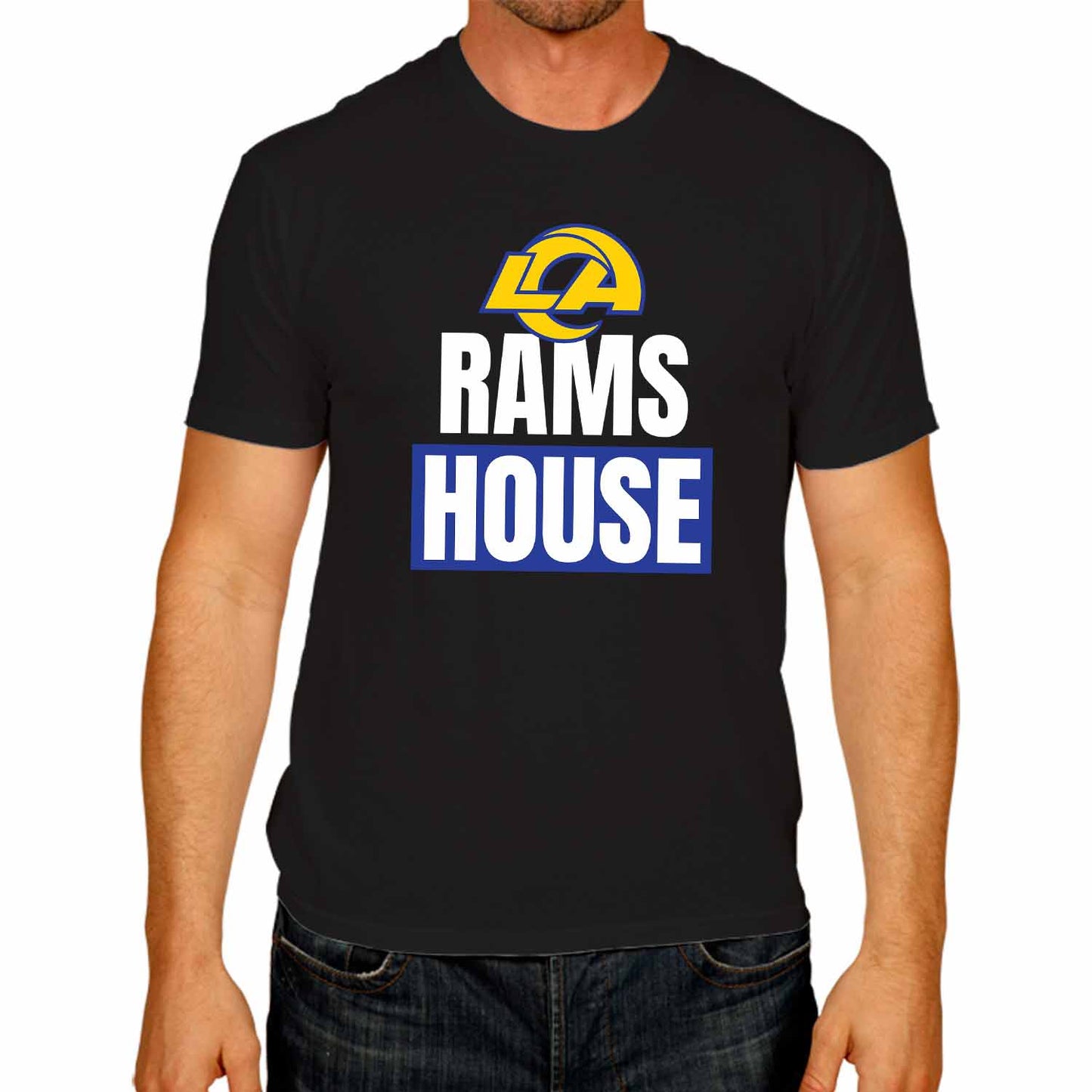 Los Angeles Rams NFL Team Slogan T-Shirt - Black