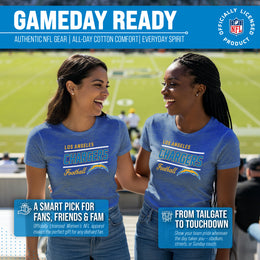 Los Angeles Chargers NFL Gameday Women's Relaxed Fit T-shirt - Royal
