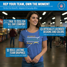 Los Angeles Chargers NFL Gameday Women's Relaxed Fit T-shirt - Royal