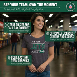 New York Jets NFL Gameday Women's Relaxed Fit T-shirt - Black
