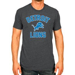 Detroit Lions Team Fan Apparel NFL  Gameday T-Shirt - Heathered Charcoal