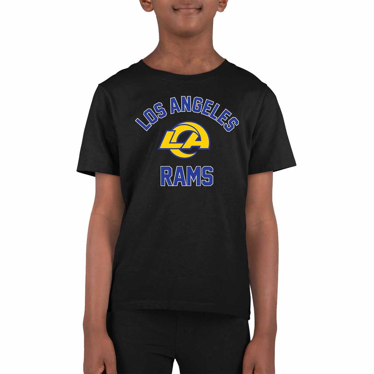 Los Angeles Rams Youth NFL Football T-Shirt - Black