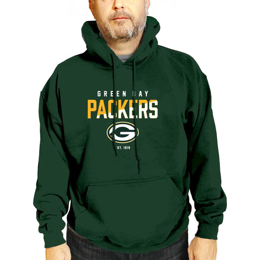 Green Bay Packers Packers Hoodie Fleece Sweatshirt for Men and Women - Forest Green