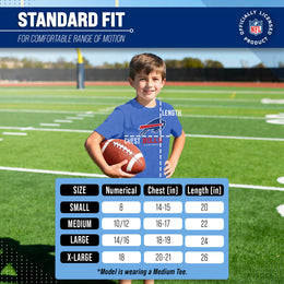 Buffalo Bills Youth NFL Ultimate Fan Logo Short Sleeve T-Shirt - Royal
