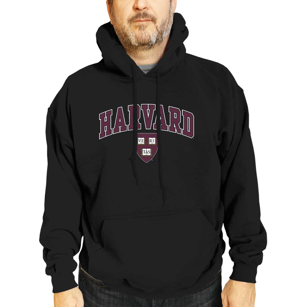 HARV Arch & Logo Gameday Hoodie - Black