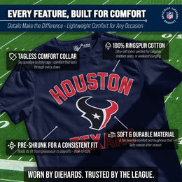 Houston Texans Team Fan Apparel NFL  Gameday T-Shirt - Navy