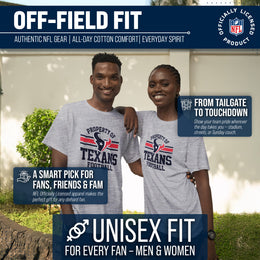 Houston Texans NFL Adult Property Of T-Shirt - Sport Gray