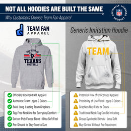 Houston Texans NFL Adult Property Of Hooded Sweatshirt - Sport Gray