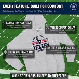 Houston Texans NFL Adult Property Of Hooded Sweatshirt - Sport Gray