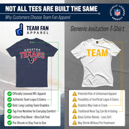 Houston Texans NFL Starting Fresh Short Sleeve Heather T-Shirt - Navy