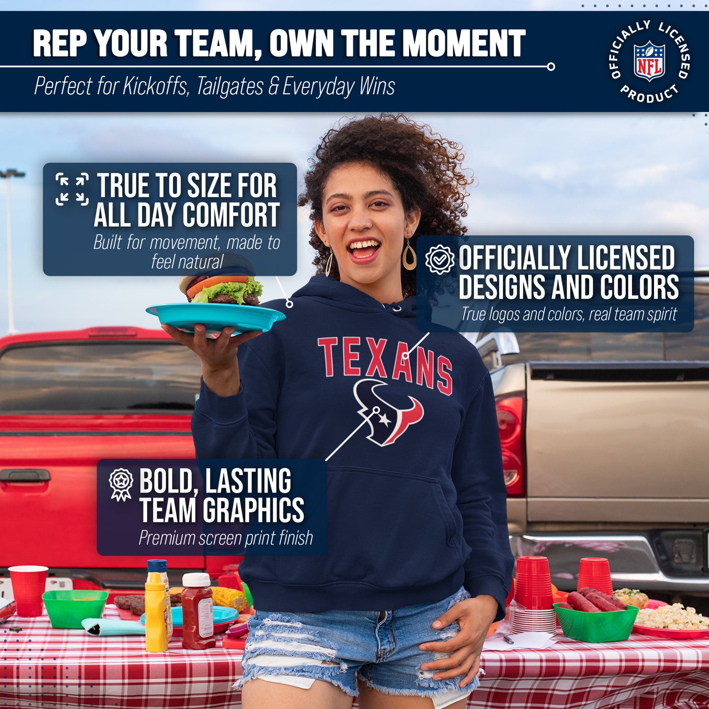 Houston Texans NFL Home Team Hoodie - Navy