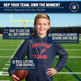 Houston Texans NFL Youth Gameday Hooded Sweatshirt - Navy