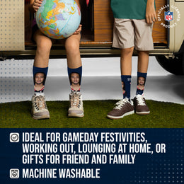 Houston Texans NFL Youth Roster Player Crew Socks - Navy