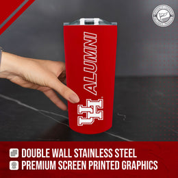 Houston Cougars Collegiate Stainless Steel Travel Tumbler for Alumni - Red