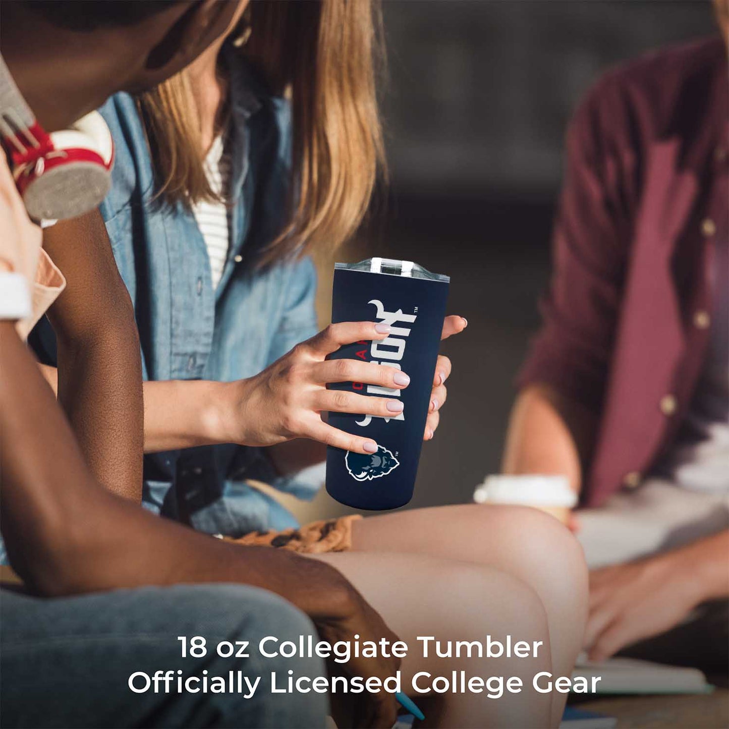 Howard University Campus Colors  NCAA Tumbler - Navy