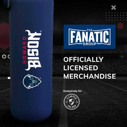 Howard University NCAA Stainless Steel Water Bottle - Navy