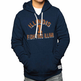 Illinois Fighting Illini Adult University Hoodie - Navy