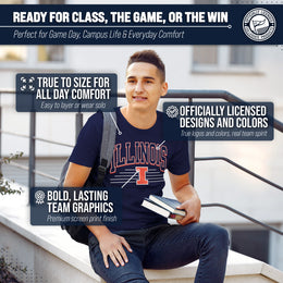 Illinois Fighting Illini NCAA Overtime Classics T-Shirt - Navy