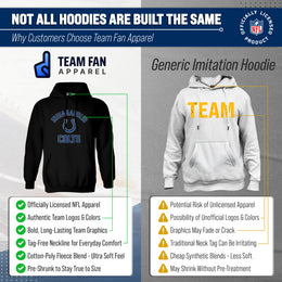 Indianapolis Colts Team Fan Apparel NFL  Gameday Hoodie - Black