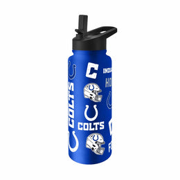 Indianapolis Colts NFL 34oz Quencher Stainless Steel Insulated Water Bottle - Royal