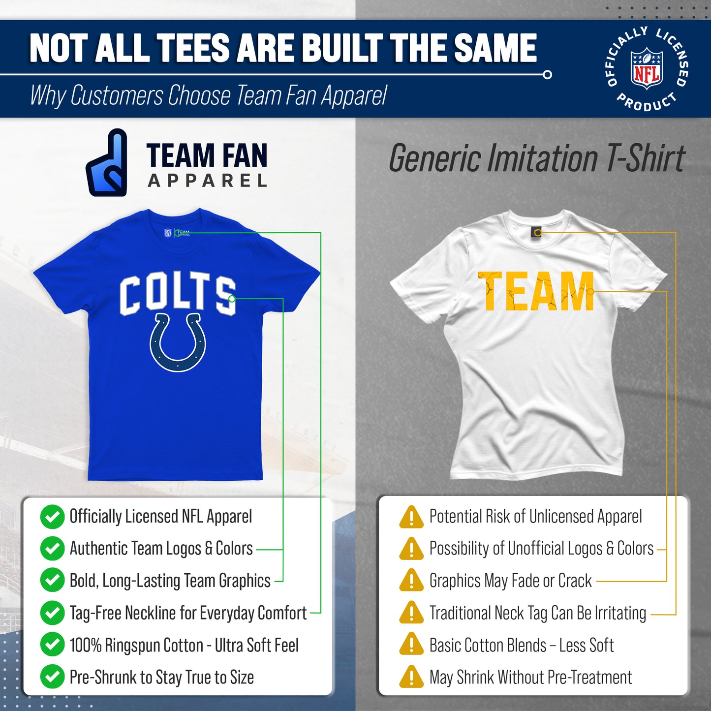 Indianapolis Colts NFL Home Team Tee - Royal
