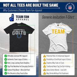 Indianapolis Colts NFL Starting Fresh Short Sleeve Heather T-Shirt - Black